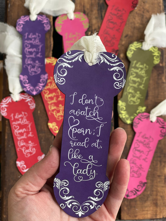 Leather Smut Bookmark: Funny Adult Reader Gift