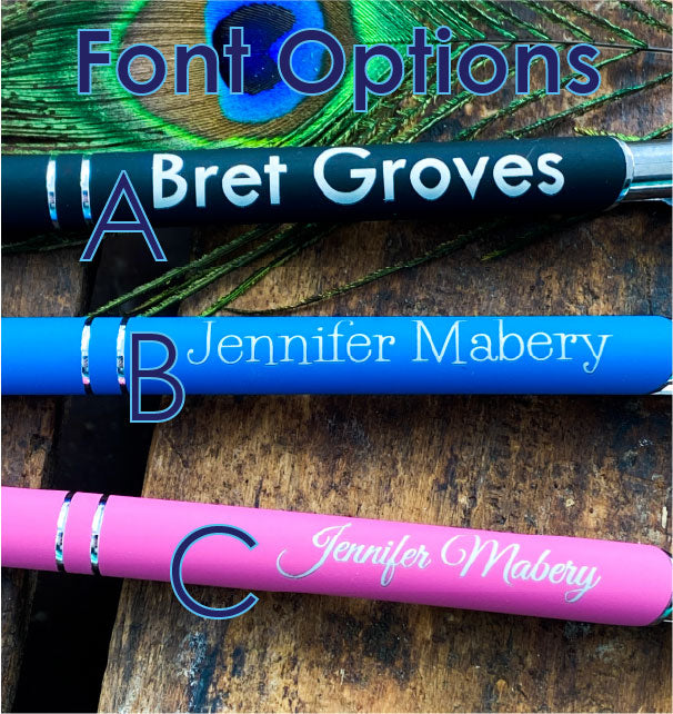 A Set of 2 Personalized Pens with Stylus, Custom Laser Engraved Pen, Pens for your Business, Custom Work Friend Gift, Office, Back to School