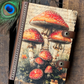 Mushroom Wood & Leather A5 Journal: Refillable Sketchbook/Journal