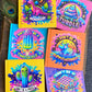 Funny Adult Sticker Book Journal: 80s Nostalgic Swear Word Notebook