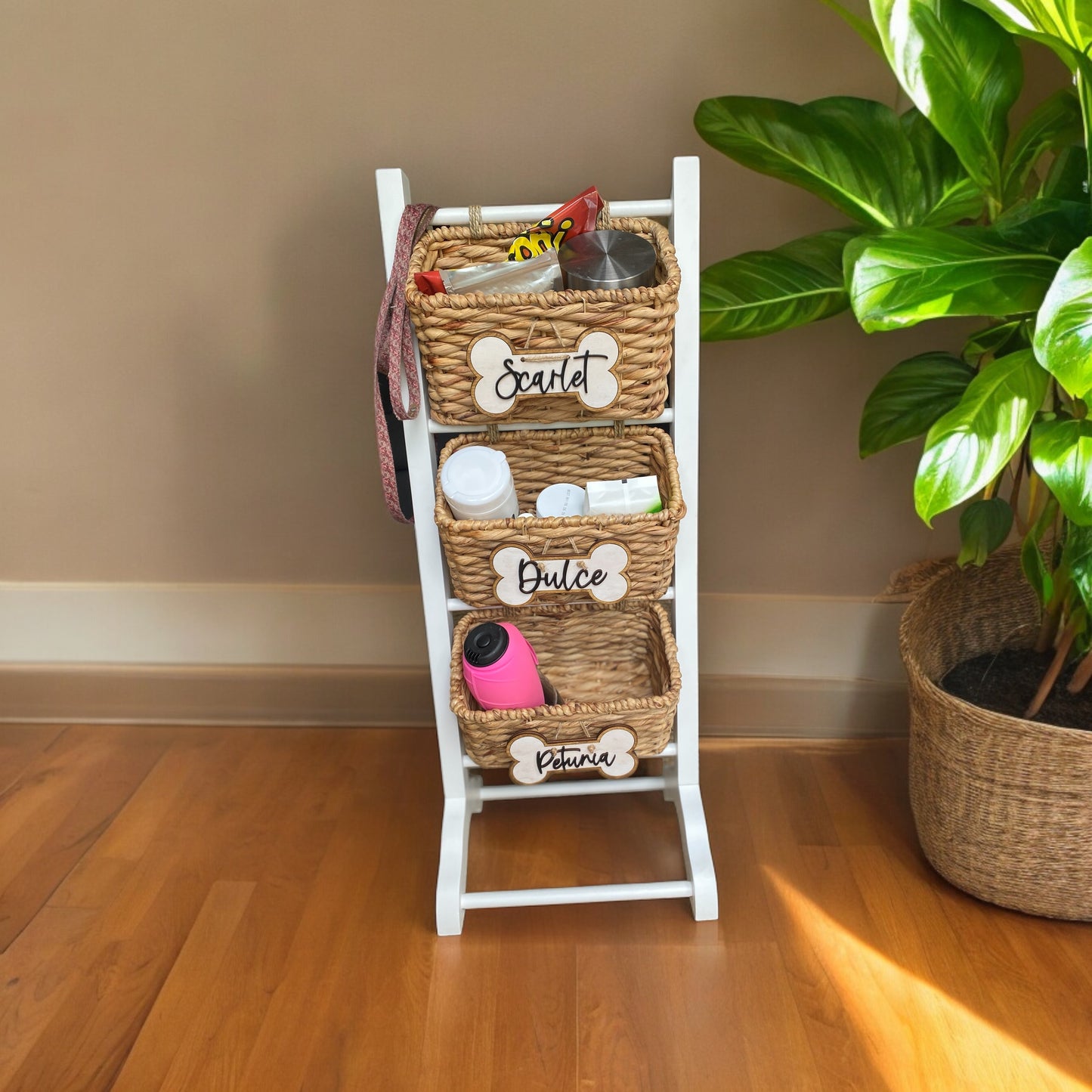 Personalized Wood Crate Sign, Personalized Pet Gift, Custom Pet Name Sign, Dog Bone Sign, Dog Kennel Name Tag, Dog Room Decor, Labels, Pet