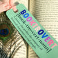 Booktrovert Leatherette Bookmark: Funny Reader Gift for Book Lovers