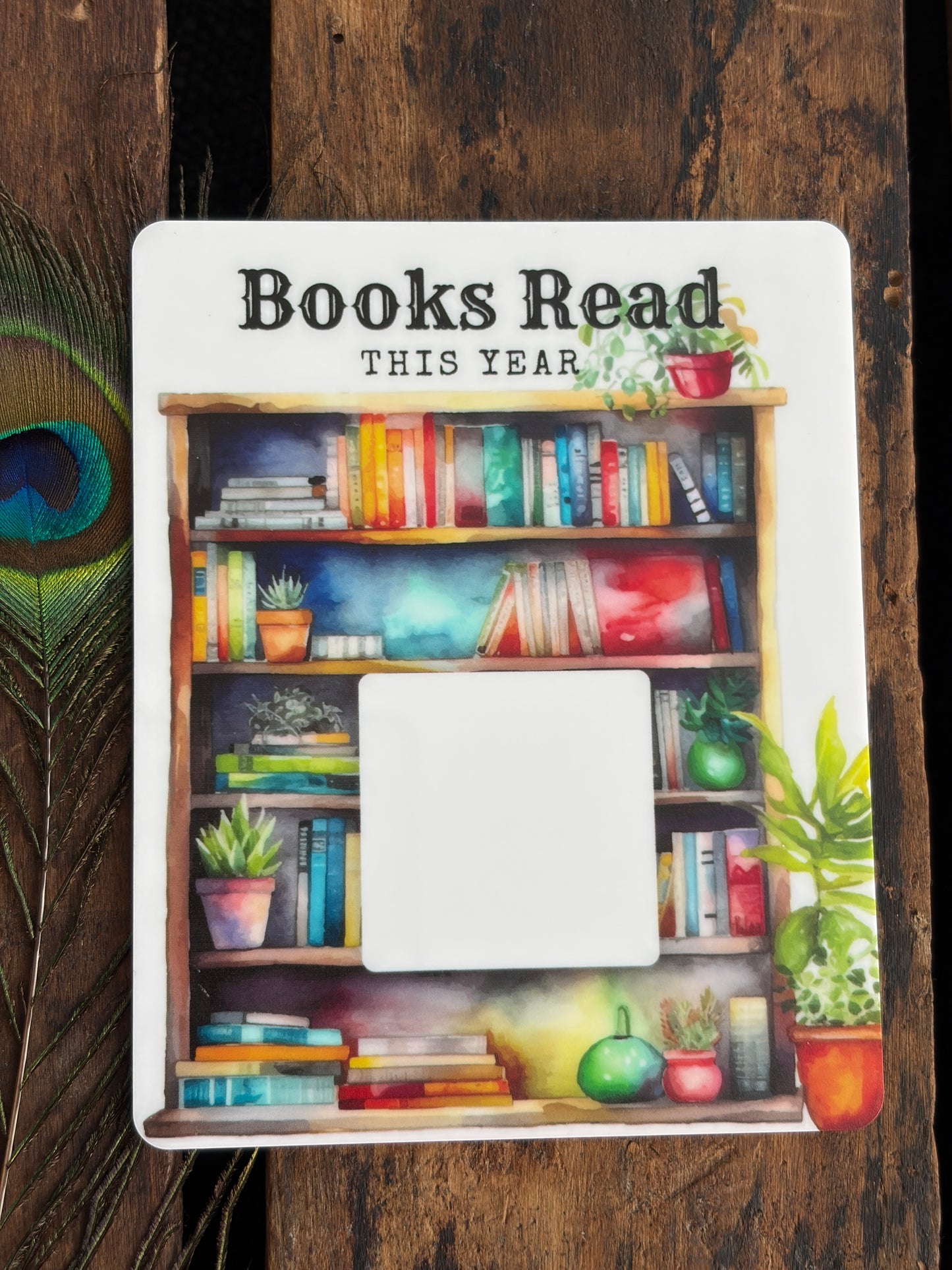 Library Dry Erase Magnetic Book Tracker – 4"x5"