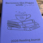 Personalized "Between the Pages" Reading Journal
