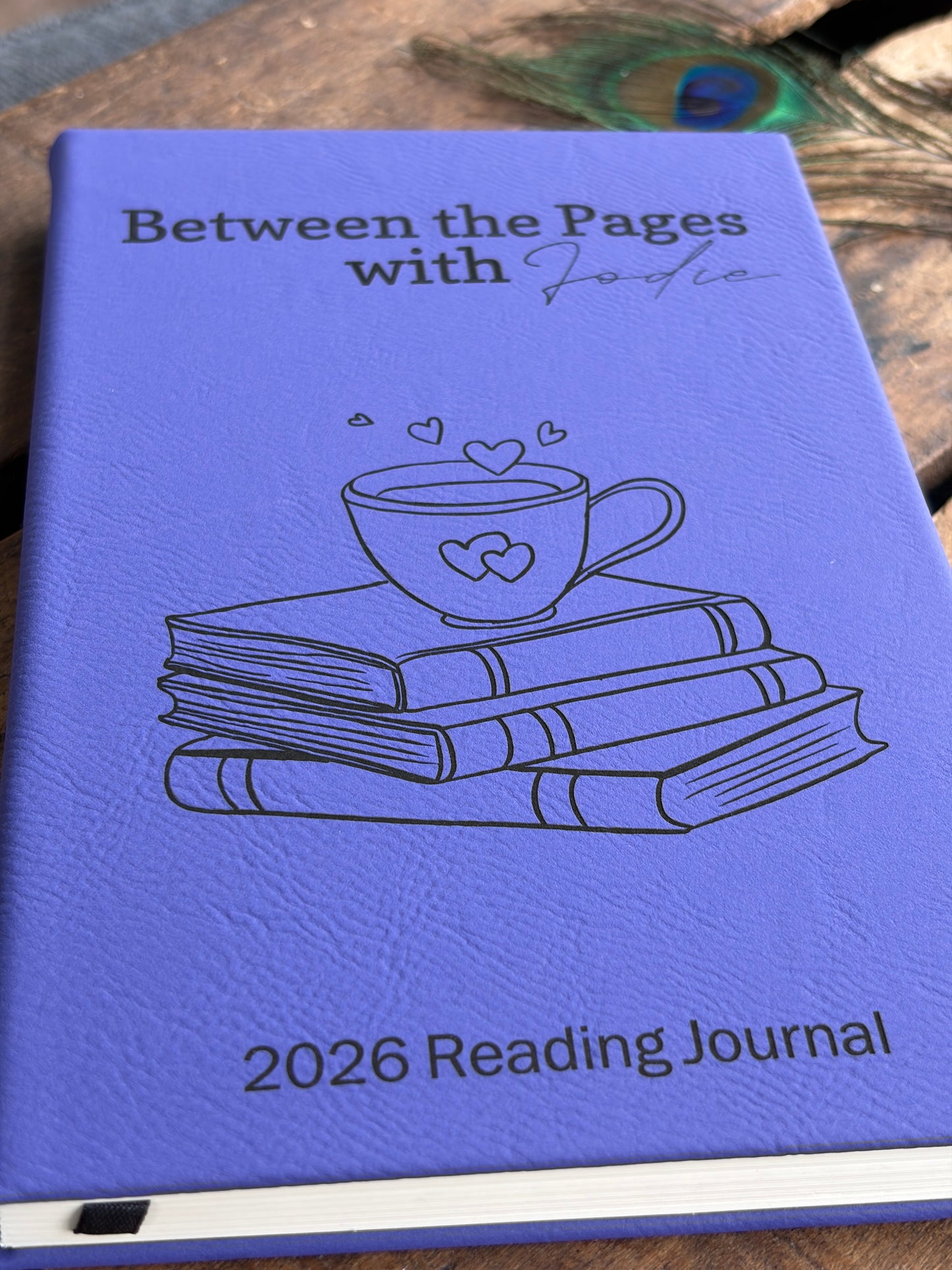 Personalized "Between the Pages" Reading Journal