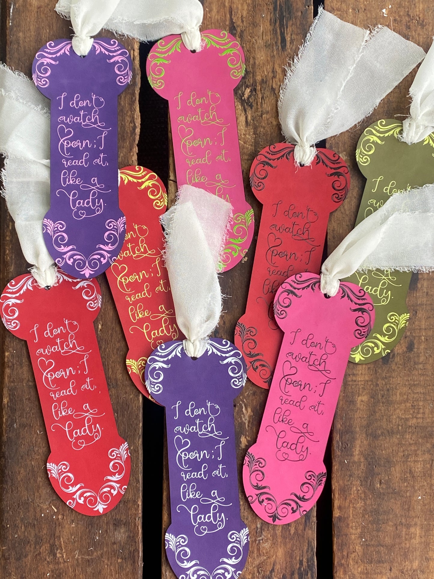 Leather Smut Bookmark: Funny Adult Reader Gift