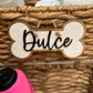 Personalized Wood Crate Sign, Personalized Pet Gift, Custom Pet Name Sign, Dog Bone Sign, Dog Kennel Name Tag, Dog Room Decor, Labels, Pet