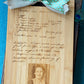 Personalized Family Recipe Cutting Board with Picture