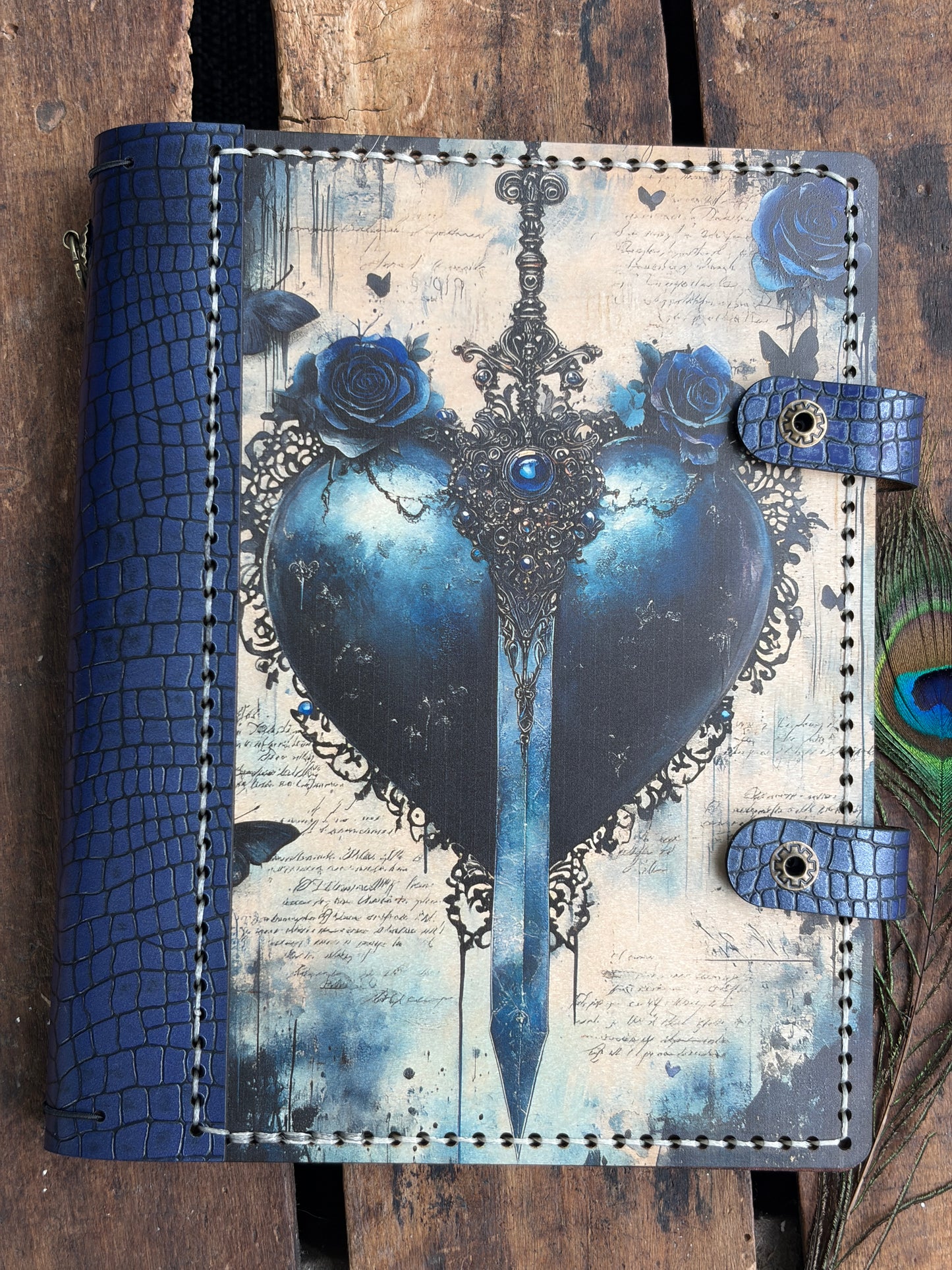 A5 Journal - Dark Fantasy Dagger and Castle