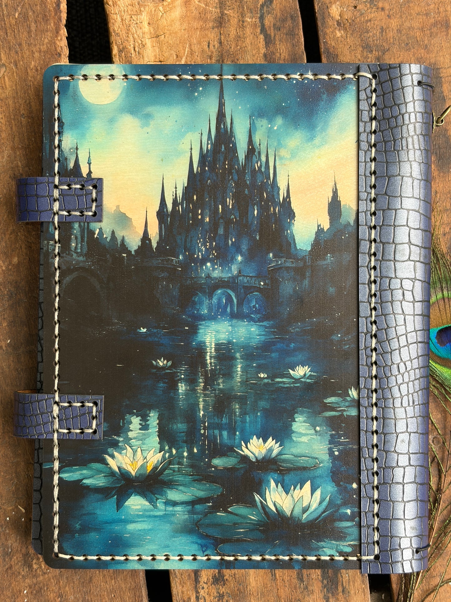 A5 Journal - Dark Fantasy Dagger and Castle