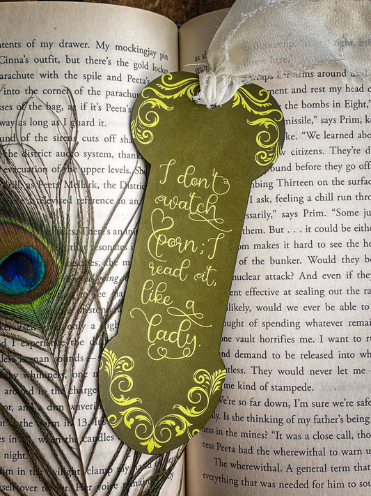 Leather Smut Bookmark: Funny Adult Reader Gift
