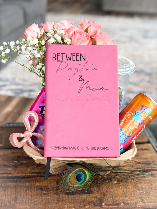 Personalized Mother Daughter Letter Journal – Shared Keepsake Notebook – Custom Name Correspondence Journal for Mom and Daughter