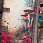 Handmade 6-Ring Mushroom Themed Wood & Leather Journal – Refillable Planner or Notebook – Artisan Stationery (Copy)