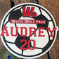 Wooden Soccer Sports Signs