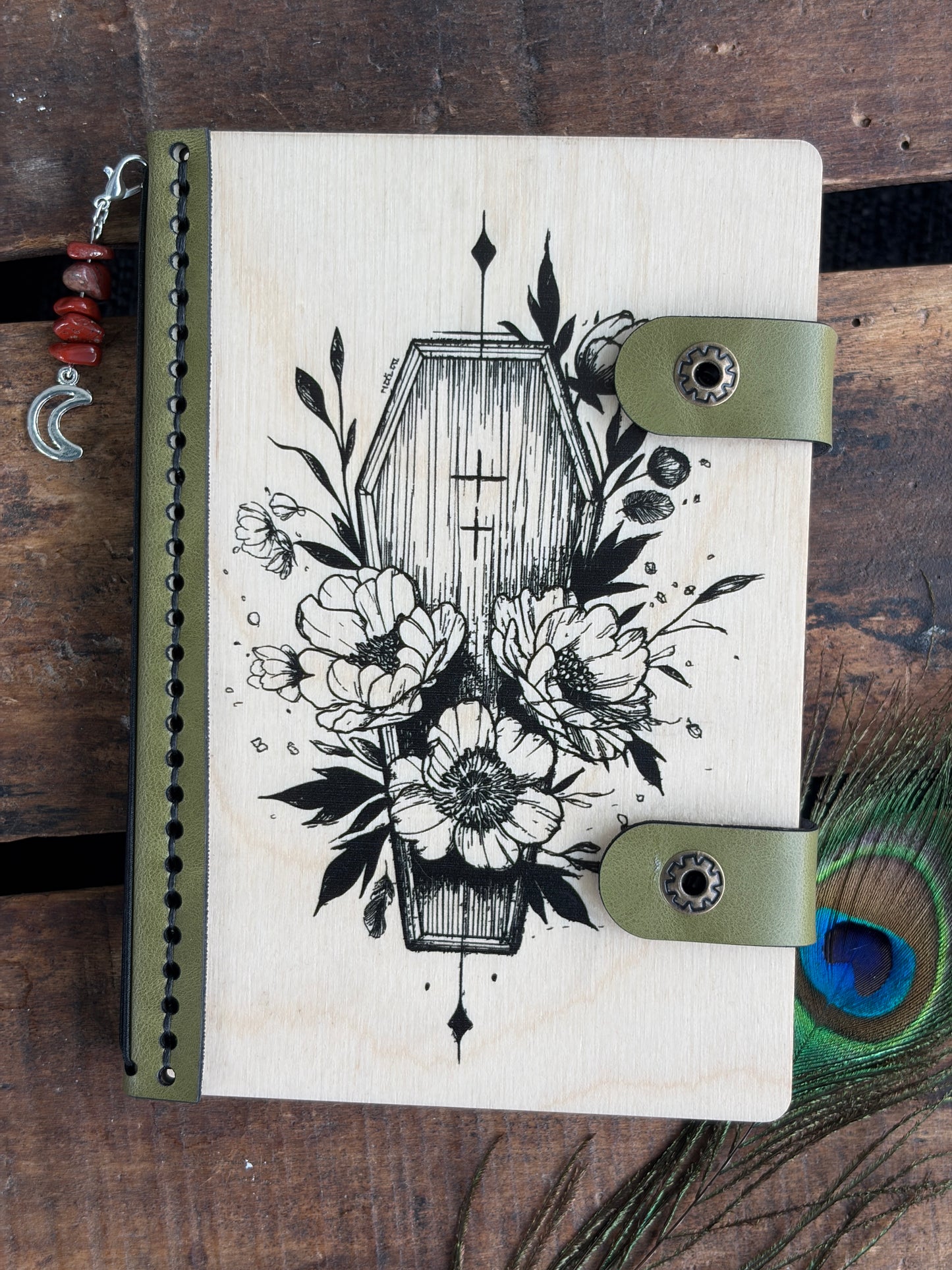 Small Journal - Floral Casket Theme
