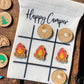 Happy Camper, Travel Tic Tac Toe, Campfire Games, Camp Themed Classroom, Drawstring Bag with Name, Travel Games, Party Favors, Old School