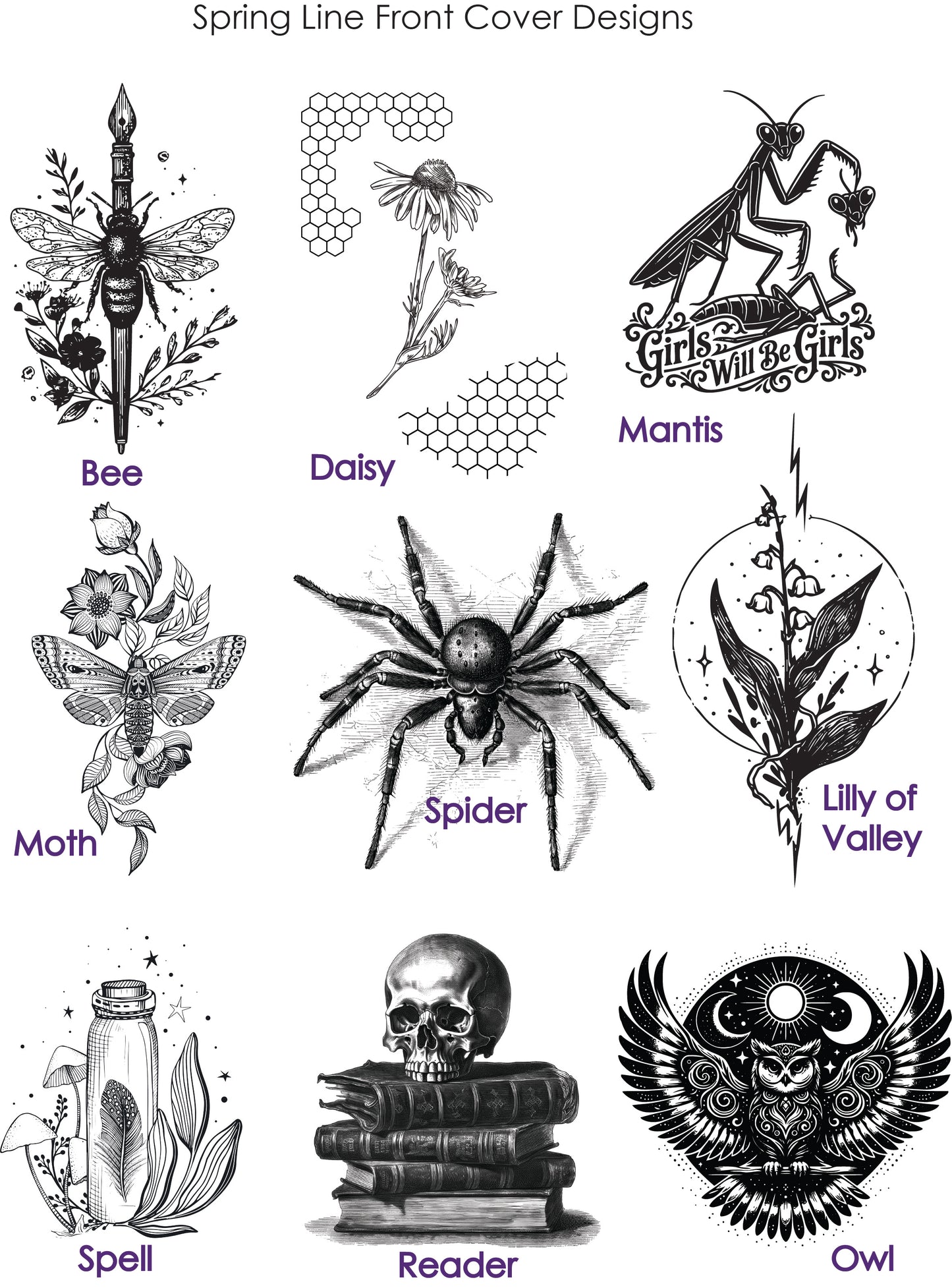 Pick Your Design Custom Wood and Leather Small Travel Journal - Refillable Botanical Grimoire – Handmade Artisan Stationery