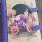 Amethyst Crystal Ball & Roses Refillable Wood and Leather Journal