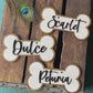 Personalized Wood Crate Sign, Personalized Pet Gift, Custom Pet Name Sign, Dog Bone Sign, Dog Kennel Name Tag, Dog Room Decor, Labels, Pet