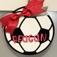 Wooden Soccer Sports Signs