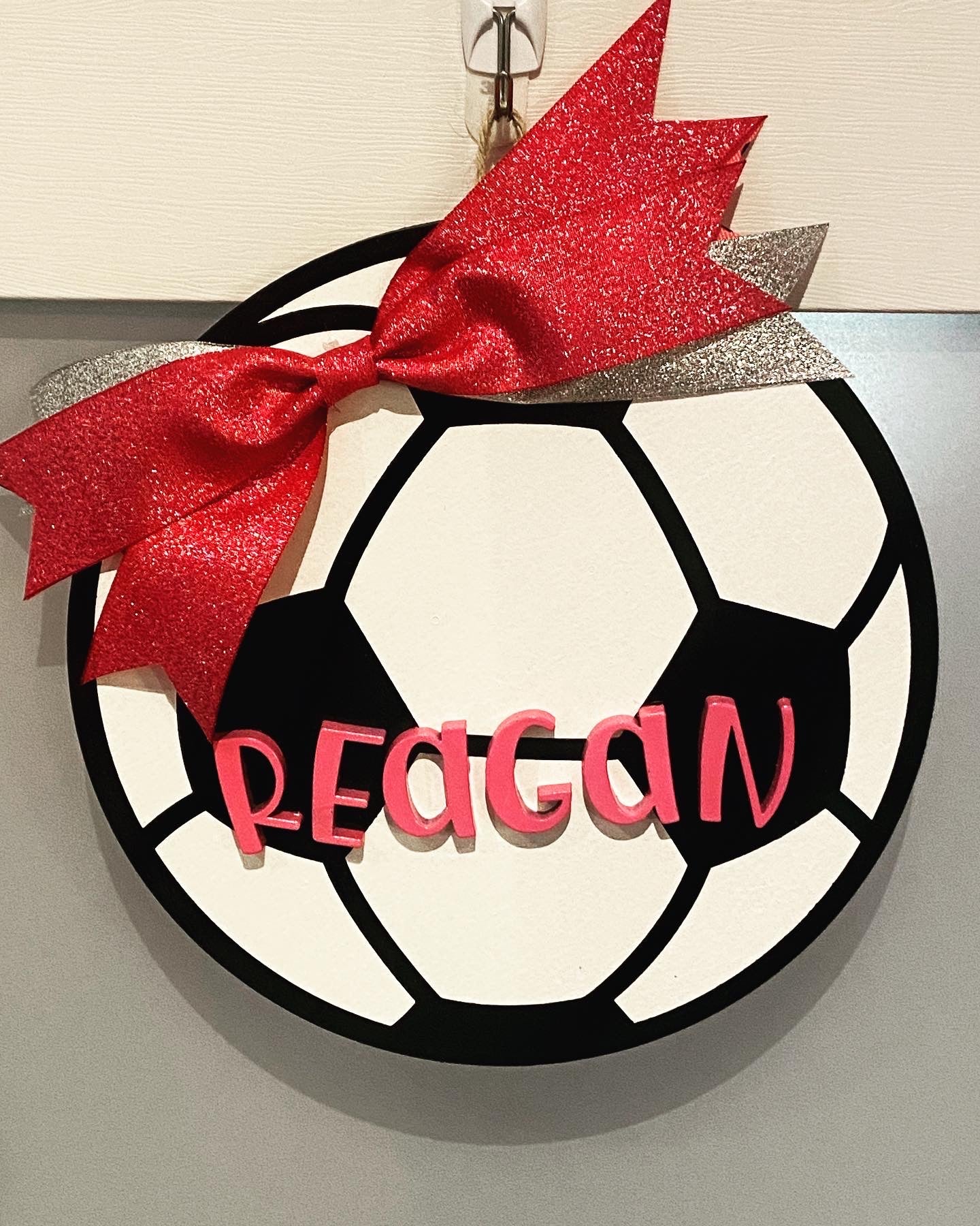 Wooden Soccer Sports Signs