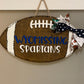 Football Door Hanger, Football Team Door Sign, High School Football, Football Team Sign, Football Season Door Sign, Customized Door Hanger