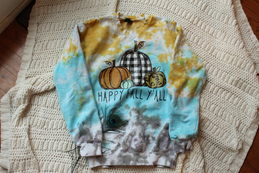 Happy Fall Y'All Crewneck Sweatshirt