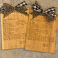 Personalized Family Recipe Cutting Board