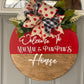 18 inch Round Welcome to Mimi & Pop's Door Sign