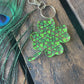 Lucky Keychain, Good Luck Keychain, Shamrock Keychain, Lucky Charm Keychain, Four-Leaf Clover Keychain, St. Patrick's Day, St Patty's Day